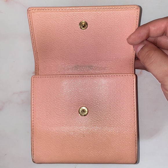 Chanel Button Line Pink Wallet Authentic Vintage - Picture 5 of 5